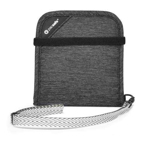 Кошелек унисекс Pacsafe RFIDsafe V100 серый в Кира Пластинина