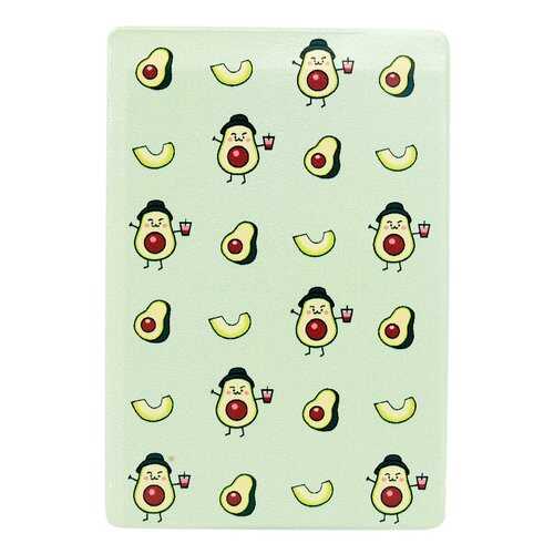 Обложка для проездного Kawaii Factory KW065 Life is - avocados зеленая в Кира Пластинина