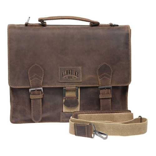 Портфель мужской Klondike 1896 KD1132 коричневый в Кира Пластинина