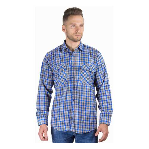 Рубашка мужская Dairos GD81100370 синяя L в Кира Пластинина