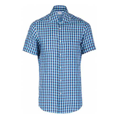 Рубашка мужская LUCIANO BARBERA 67167 синяя XL в Кира Пластинина